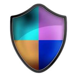 Shield icon inverted in the sRGB color space