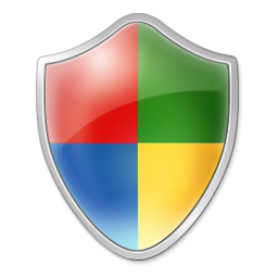 32 BPP shield icon with transparent background